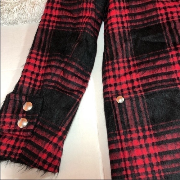 Alexander Wang Runway Buffalo Check Plaid Coat S - Picture 7 of 8